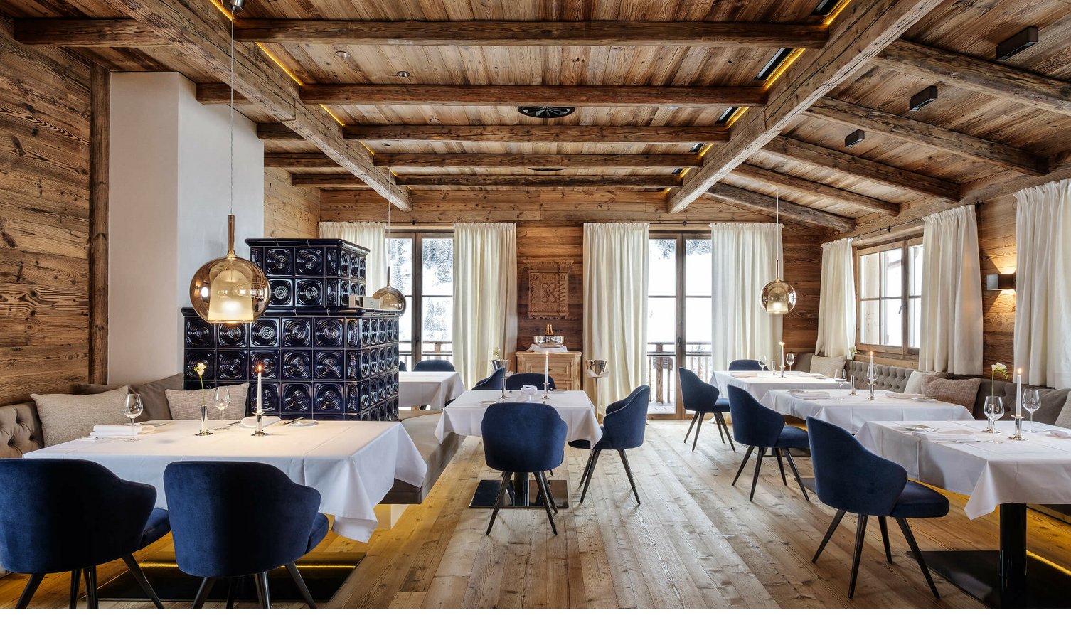 Restaurant im Severins Hotel in Lech