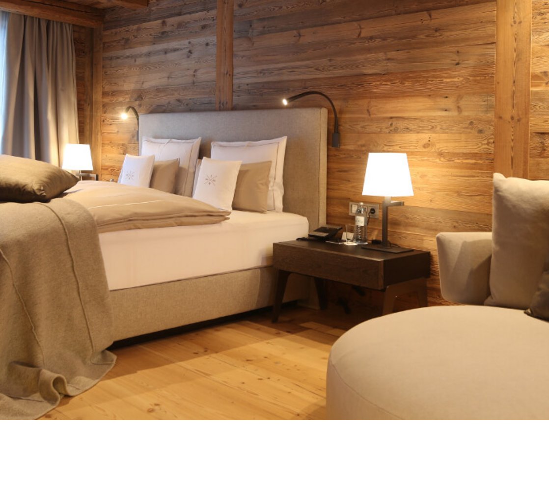 Schlafbereich Severin*s – The Alpine Retreat Senior Suite